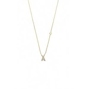 NEW TAI JEWELRY women's initial a necklace in gold